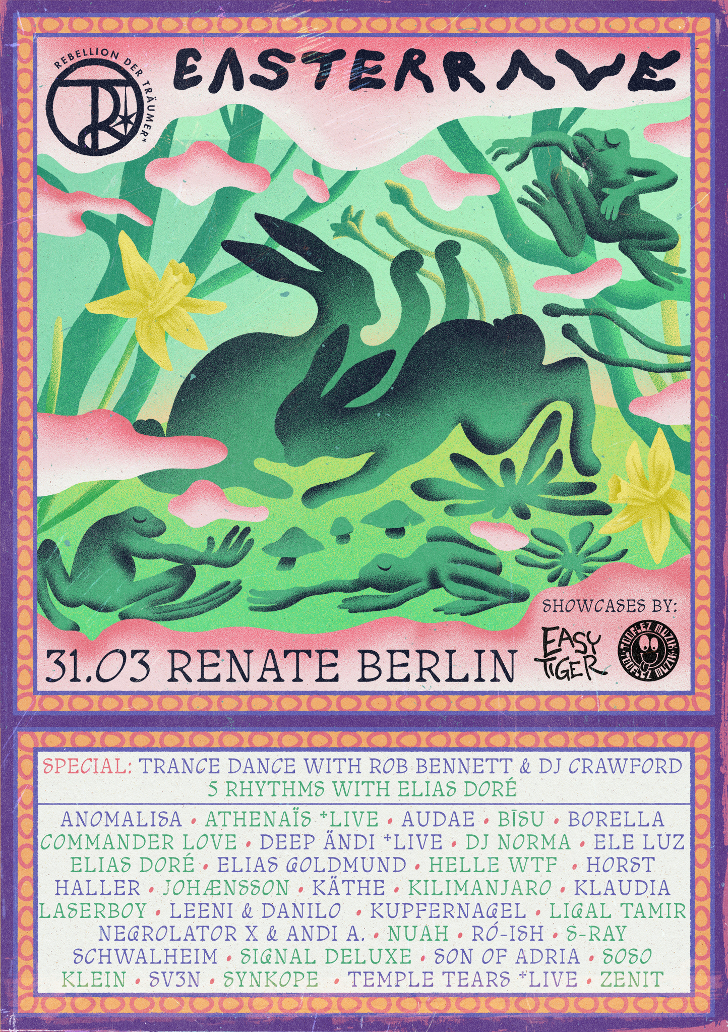 Flyer: Rebellion der Träumer* Easter Rave with KILIMANJARO + Open Air