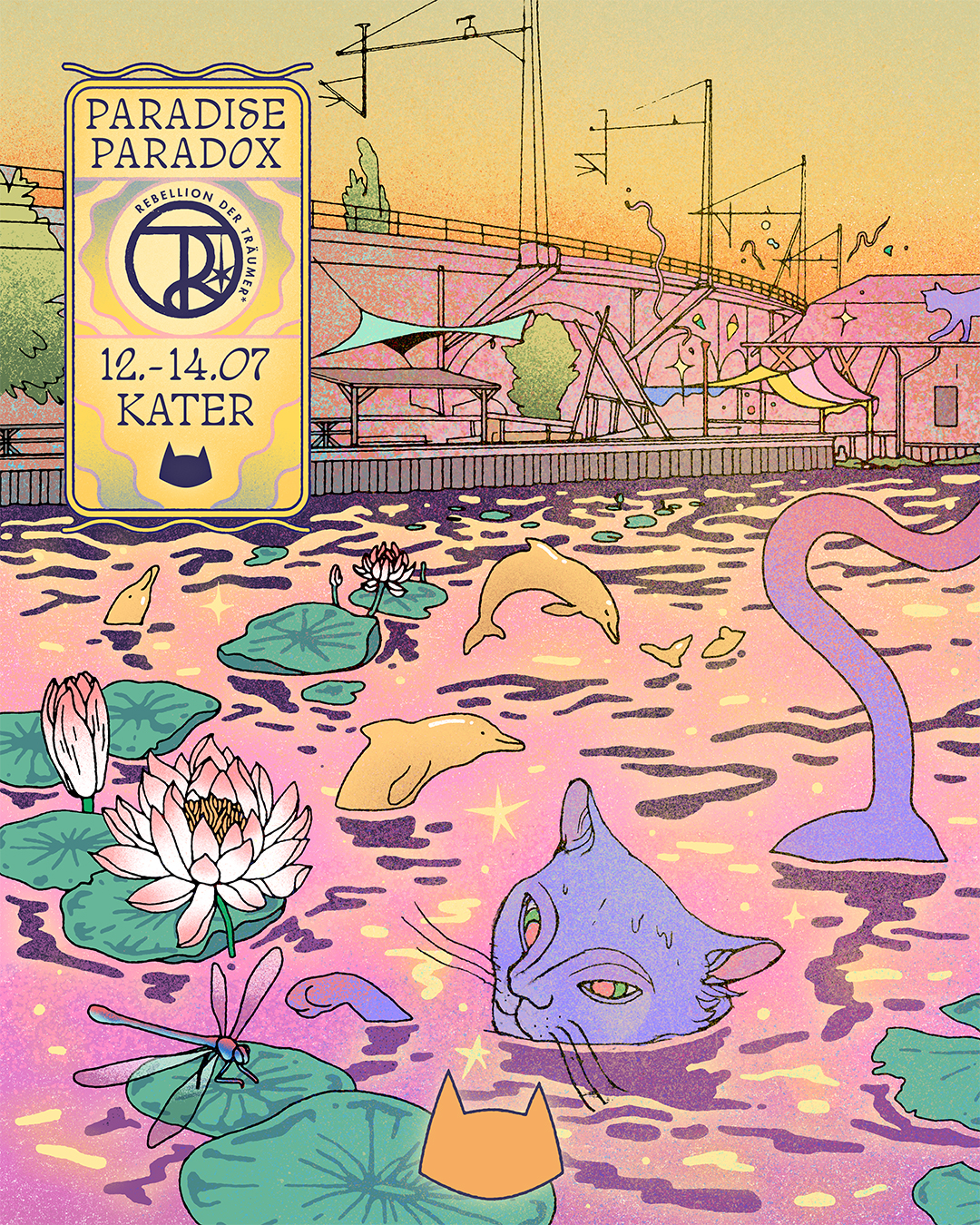 Flyer: Rebellion der Träumer* | Paradise Paradox | with Frida Darko, Lampé, Atric